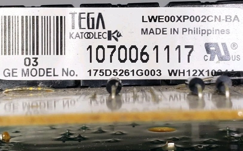 Pre-Owned OEM Replacement for GE Washer Control Board 175D5261G003