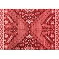 thumbnail image 1 of Ahgly Company Indoor Rectangle Abstract Red Modern Area Rugs, 2' x 5', 1 of 4