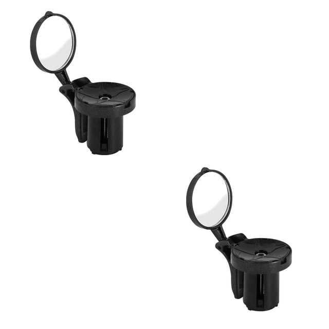 tamizeot Bike Rear View Mirror Road Mountain Bike Cycling Adjustable Handlebar Plug Rear View Mirror Accessories 11.1*7.2*6.05cm 2Set