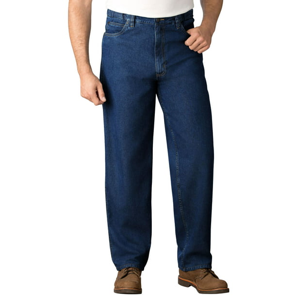 Kingsize - Kingsize Men's Big & Tall Expandable Waist Relaxed Fit Jeans ...