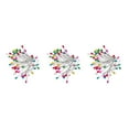thumbnail image 3 of Redempat 100pcs Couture Coloré Couture Broches Tête Droite Broches Perle Corsage Style un 3Set, 3 of 6