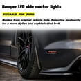 thumbnail image 4 of LED Side Marker Lights for Ford Mustang 2015-2023 Rear White Red Fender Marker Reflectors Lamps Smoked Len 2PCS, 4 of 9