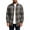 Brown 3, variant on TKKCS Mens Long Sleeve Plaid Button Down Shirts- Turn Down Collar Casual Midweight Layering Flannel Jacket Shirt Red Size XL