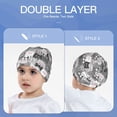 thumbnail image 6 of Honeii Cats Group Print Kids Knit Beanie Watch Hat ,Knit Cap for Boys and Girls, 6 of 7