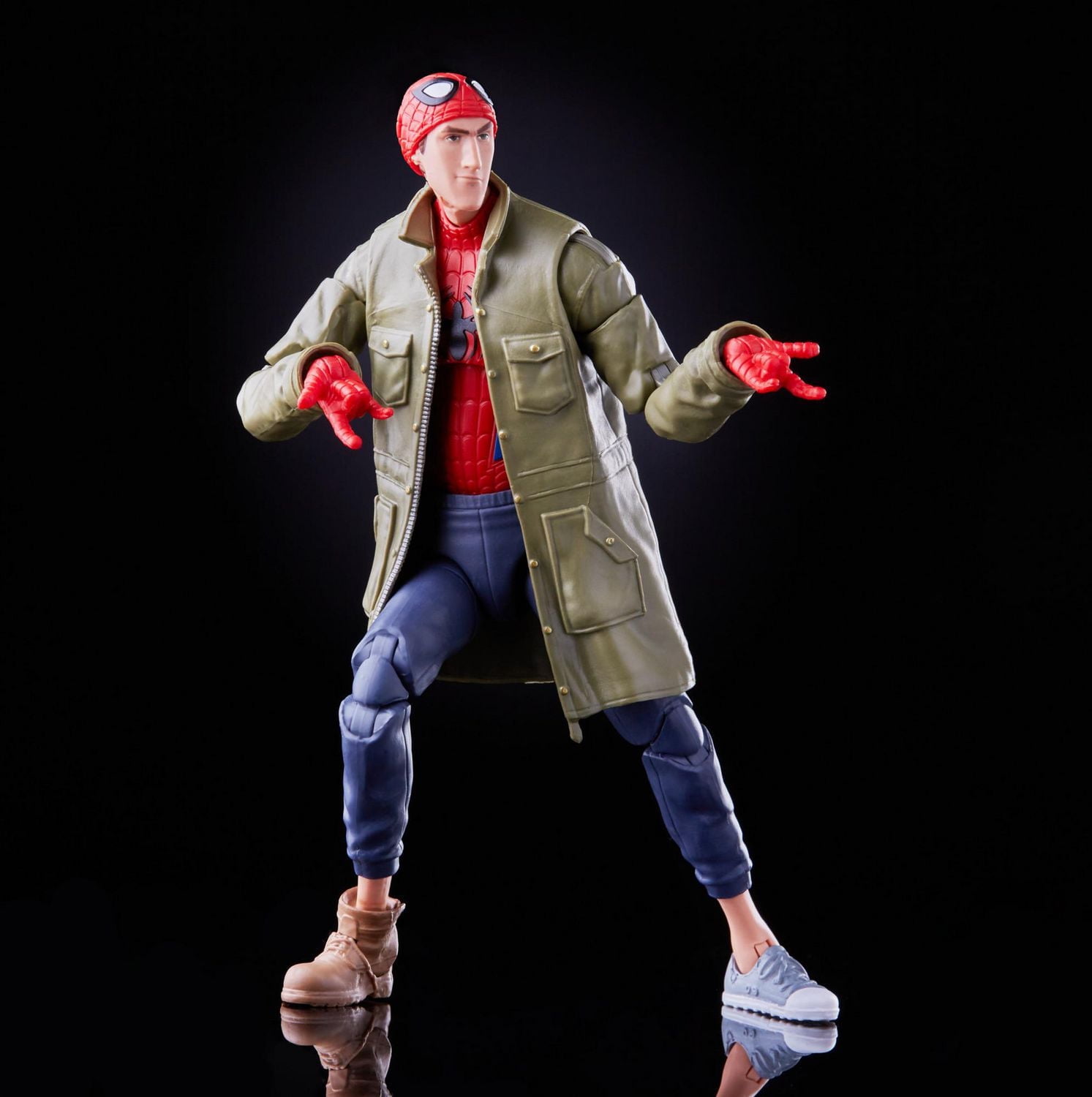 Hasbro Marvel Legends Series Spider-Man: Into the Spider-Verse Peter B. Parker 6-inch Collectible Action Figure Toy For Kids Age 4 And Up