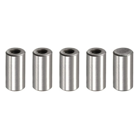 

M6 Internal Thread Dowel Pin 5 Pack 12x25mm Chamfering Flat Carbon Steel Cylindrical Pin