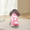 thumbnail image 2 of Dog Pajamas Winter Warm Onesies Jumpsuit 7 Leg Dog Clothes with Cute Polar Bear Pattern for Small Dog Cat Halloween Christmas, 2 of 5