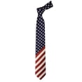 thumbnail image 2 of ROMARIO MANZINI Patriotic Design Stars and Stripes US Novelty Tie, 2 of 3