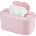 thumbnail image 3 of Baby Wipe Warmers, Wipe Warmer and Baby Wet Wipes Dispenser, Portable Baby Wipe Warmer for Travel Home Car, Large Capacity Mini Babies Wet Wipe Dispenser, Pink, 3 of 5