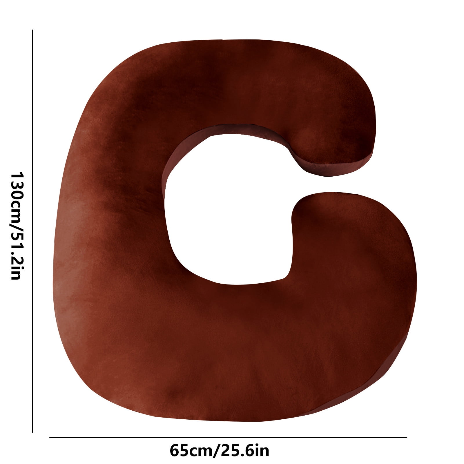 VBODN Pillows for Bed King,C-shaped Maternity Pillow Pillow Cover Washable Removable Maternity Pillow Cover