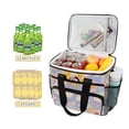 thumbnail image 2 of FORMRS Insulated Cooler Bag 24 Cans Capacity Soft Leakproof Lunch Box with Side Pockets, Purple Clouds, 2 of 7