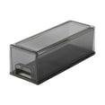 thumbnail image 3 of GROWTH TANK Desk Organizer with Drawer Multifunctional Dustproof Makeup Holder Organiser Small Clear Grey, 3 of 9