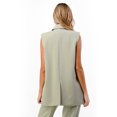 thumbnail image 5 of Chaleco cruzado con solapa AMAD Casual para mujer Talla L, 5 of 5