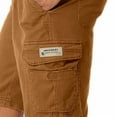 thumbnail image 4 of UNIONBAY Mens Midweight Flex Waist Cargo Shorts Chestnut, 40, 4 of 4