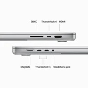 Restored Apple MacBook Pro 16 Laptop with M3 Pro Chip - 18GB RAM - 12 core CPU - 18 core GPU - 512GB SSD in Silver MRW43LL/A