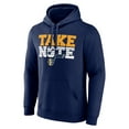 thumbnail image 2 of Men's Navy Utah Jazz Tip-Off Pullover Hoodie, 2 of 3