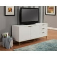 thumbnail image 2 of Pemberly Row Modern / Contemporary Wood 64" Wide TV Console in White, 2 of 7