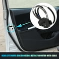 thumbnail image 2 of Actuador de bloqueo de puerta de potencia del lado del conductor trasero izquierdo único para Nissan Altima 2013-2018 No.825013TA0A Negro, 2 of 7