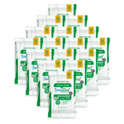 Simpleaf Flushable Wet Wipes | Eco- Friendly, Paraben & Alcohol Free | Hypoallergenic & Safe for Sensitive Skin | Soothing Aloe Vera Formula with Cucumber Scent | (25-Count) 16 Pack - Bundle and Save