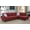 Wine Red, variant on Star Home Living Puebla Linen Fabric Sectional Sofa Set in Dark Gray