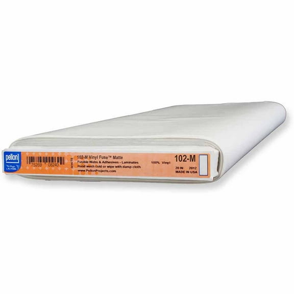 Pellon Vinyl Fuse Fabric Protector, Clear Matte 10 Yards by the Bolt