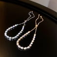 thumbnail image 5 of Nueva pulsera de mujer brillante chapada en oro ajustable con diamantes de imitación completamente con incrustaciones, pulsera de circón con forma de gota a la moda, regalo de joyería, 5 of 5