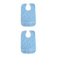 thumbnail image 3 of Billuyoard Babero de moda para ancianos, Protector de ropa lavable, resistente a las manchas, transpirable, para comer, delantal de ayuda para Azul 2piezas, 3 of 6