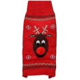 thumbnail image 2 of 2025 Suitable Christmas Sweater For Dogs And Cats, Deer With A Red Nose, 2 of 4
