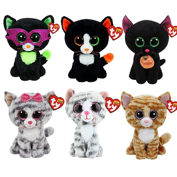 Ty Big Beanie Boo s Eyes Toy Hermoso animal Varias series de gatos Coleccion Muneco de peluche navideno Regalo para ninos 15 cm Walmart en linea