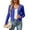 Bright blue, variant on Womens Cropped Cardigan Knit Shrugs for Dresses Tops V Neck Button Down Cardigans Sweaters