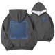 thumbnail image 2 of WILLBEST Sudaderas para Hombre Sudaderas con Capucha para El Día De San Valentín para Hombres y Mujeres Sudaderas con Capucha De Moda para Parejas XGrande, 2 of 3
