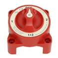 thumbnail image 2 of Battery Selector Switch, Red Battery Selector Switch  Knob 3 Studs 350A 32V Battery Disconnect Switch for RV Marine Automotive, 2 of 7