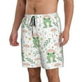 thumbnail image 2 of Goofa Frog and Mushrooms Printed Mens Swim Trunks Summer Quick Dry Short Beach Swimwear Bathing Suits-3X-Large, 2 of 9
