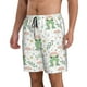 thumbnail image 2 of Balery Frog and Mushrooms Traje de Baño Estilo Hawaiano para Hombre, Shorts de Secado Rápido con Bolsillos-Medium, 2 of 6