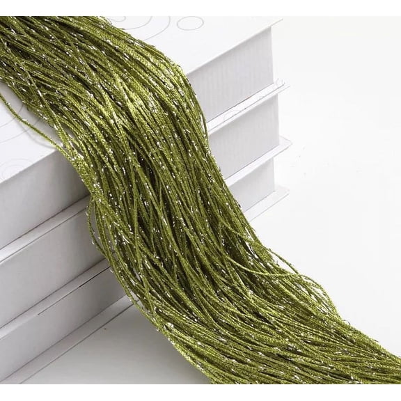 Zhuge Sequin Curtain for Doorway,Door String Curtains, 39x79 inch Hanging,Closet Bedroom Blind Living Room Divider,Window Wall Panel Fringe Backdrops Sheer no Beads Beaded Decorative,Green