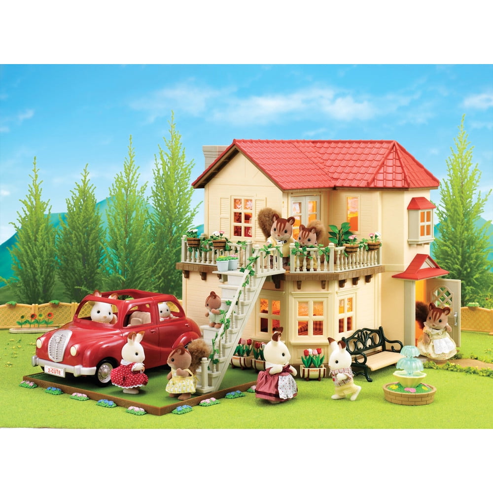 calico critters family camper and cherry cruiser