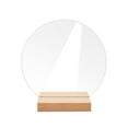 thumbnail image 1 of Lefu Blank Clear Acrylic Table Sign Reception Stand Wedding Display Plaque Holder DIY, 1 of 9