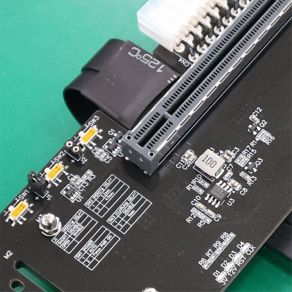R43SG M.2 Nvme PCIe4.0X4 Graphics Card External Docking Station for NUC / ITX / / Laptop 50cm