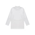 thumbnail image 3 of Aislor Thermal Tops for Girls Boys Fleece Lined Underwear Long Johns Set Long Sleeve Undershirts Baselayer White 11-12, 3 of 7