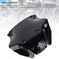 thumbnail image 4 of Motorcycle Front Windshield Reduce Wind Drag Enhanced Aerodynamics Windscreen Wind Deflector for MT-09 2024 and Later Black, 4 of 4