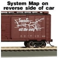 thumbnail image 2 of Bachmann 16501 HO Santa Fe Map Super Chief 40' Box Car, 2 of 2