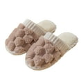 thumbnail image 3 of Rokment Women's Slippers Comfy Warm Memory Foam Fuzzy House Shoes Plush Non Slip Indoor Bedroom Winter Slip-On E Size 8, 3 of 5