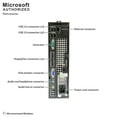 thumbnail image 6 of Restored Dell OptiPlex 9010 USFF Desktop PC, Intel Quad Core I53470S 2.9Ghz, 16G DDR3, 500G HDD, VGA, DP, WiFi, Bluetooth, Mouse and Keyboard, Windows 10 Pro 64 Bit (Refurbished), 6 of 7