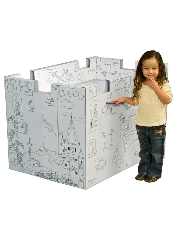 Pharmtec My Very Own Castle Cardboard Playhouse