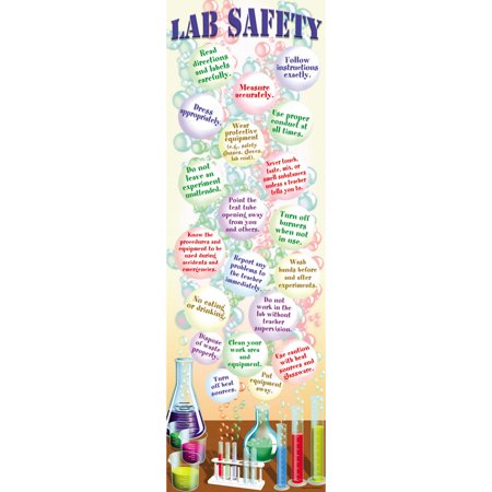 Poster Set Science Lab - SCIENCE LAB SAFETY COLOSSAL POSTER