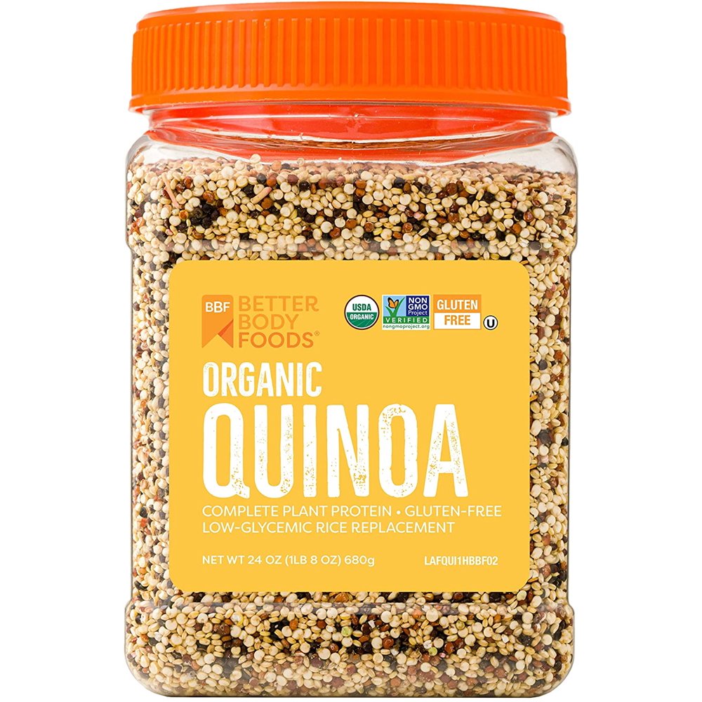 BetterBody Foods Organic Quinoa, Vegan, Complete plant protein, gluten
