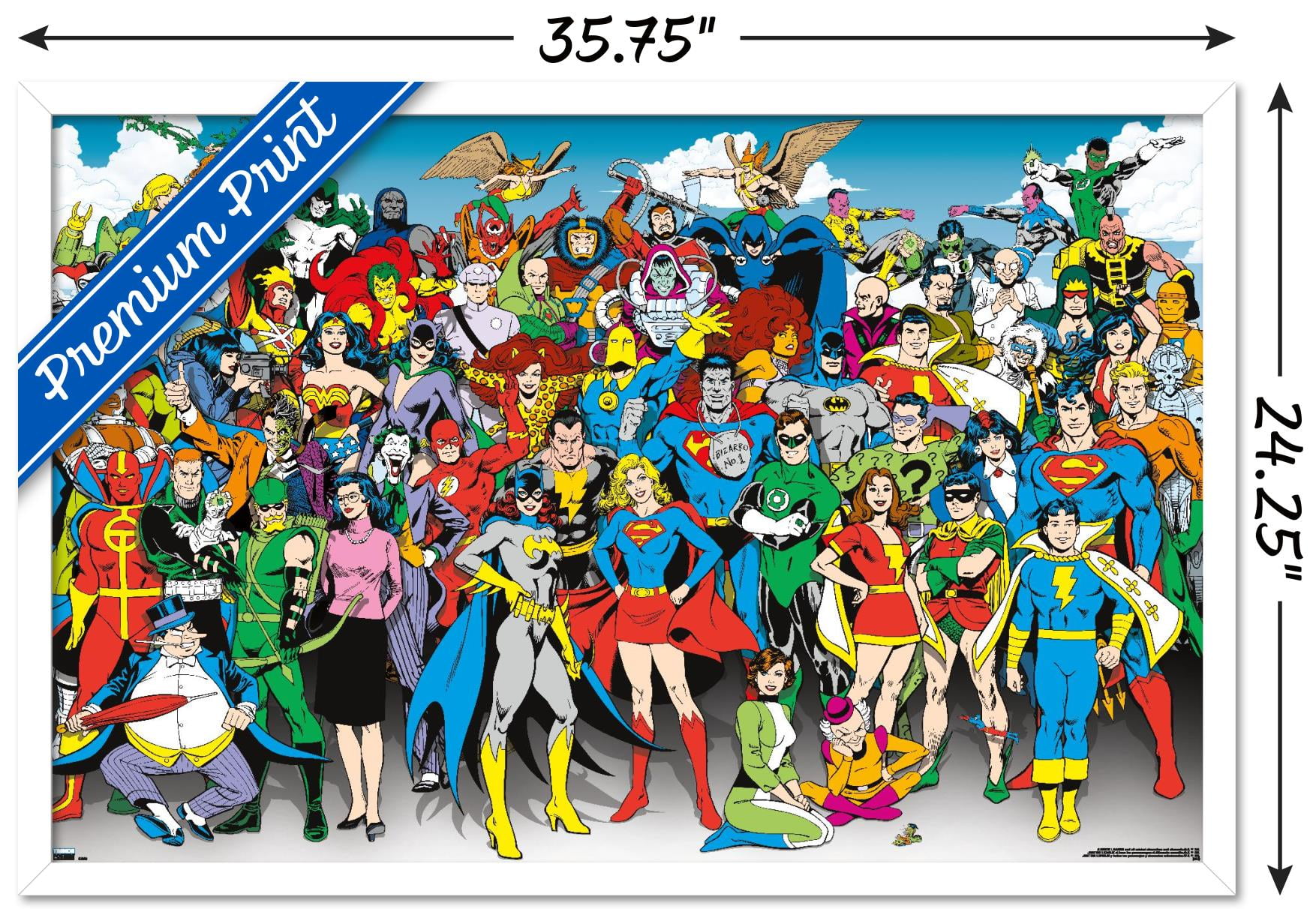 アメコミ　DCコミックス poster portfolio 7冊 DC Comics - The Lineup Wall Poster, 14.725