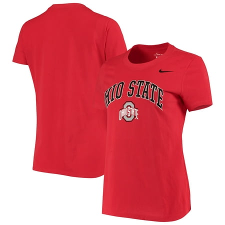 Women's Nike Scarlet Ohio State Buckeyes Arch Performance T-Shirt
