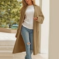 thumbnail image 5 of idosla Women's Long Cardigan Sweater 2025 Fall Fashion Casual Oversized Knit Open Front Coatigan Jacket Coat Outfits (Khaki, XL), 5 of 8
