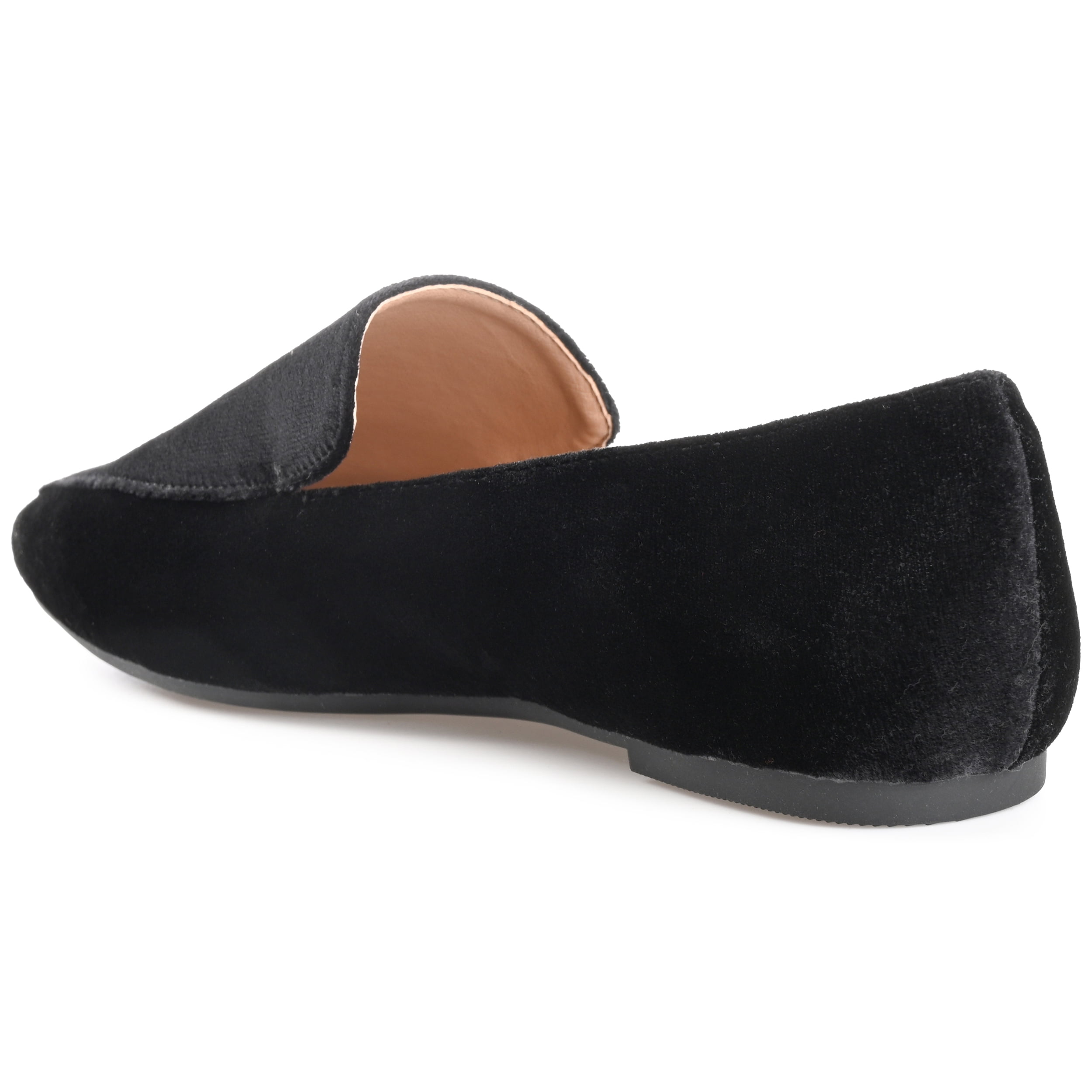 Journee Womens Silas Slip On Square Toe Loafer Dress Flats